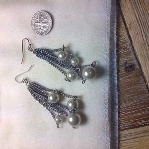 Hanging earrings